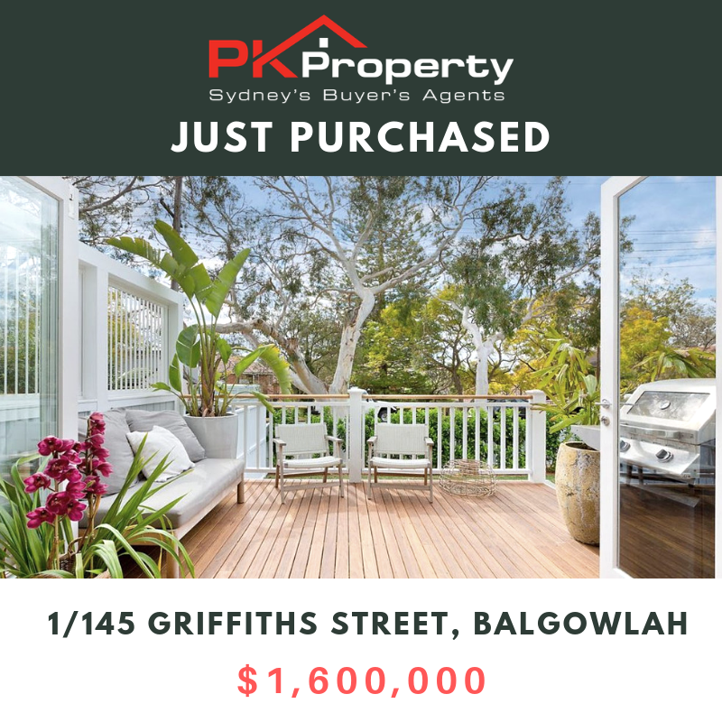 Image for post PK Property Just Purchased 1/145 Griffiths Street, Balgowlah!