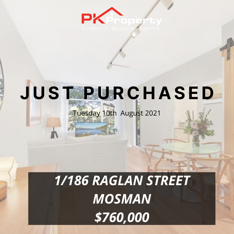 Image for post PK Property Just Purchased 1/186 Raglan Street, Mosman