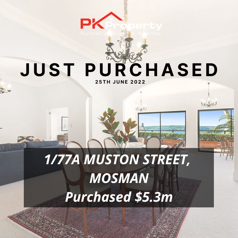 Image for post PK Property Just Purchased 1/77A Muston Street, Mosman! 