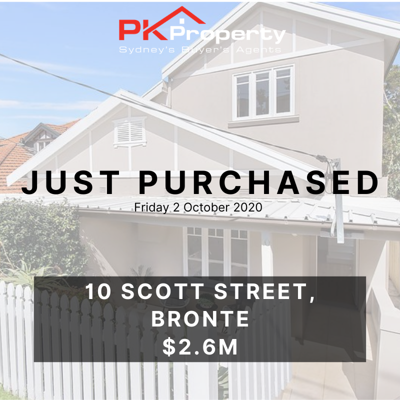 Image for post PK Property Just Purchased 10 Scott Street, Bronte