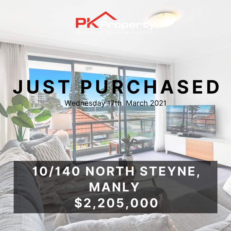 Image for post PK Property Just Purchased 10/140 North Steyne , Manly 