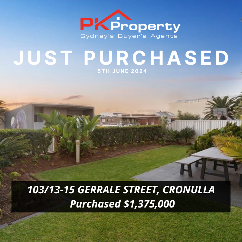 Image for post PK Property Have Just Purchased 103/13-15 Gerrale Street, Cronulla!