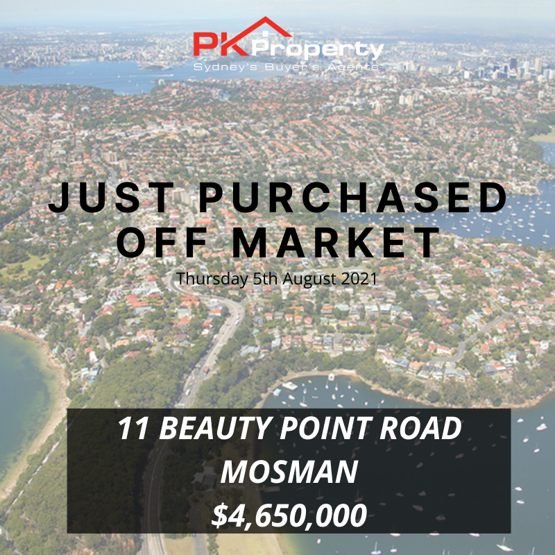 Image for post PK Property Just Purchased  11 Beuaty Point Road, Mosman