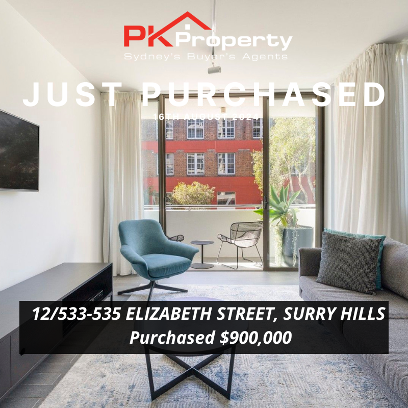 Image for post PK Property Just Purchased 12/533-535 Elizabeth Street, Surry Hills! 