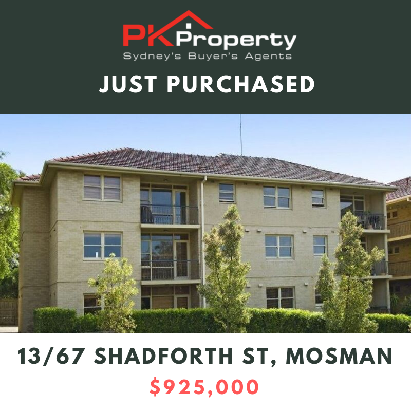 Image for post PK Property Just Purchased 13/67 Shadforth Street, Mosman!