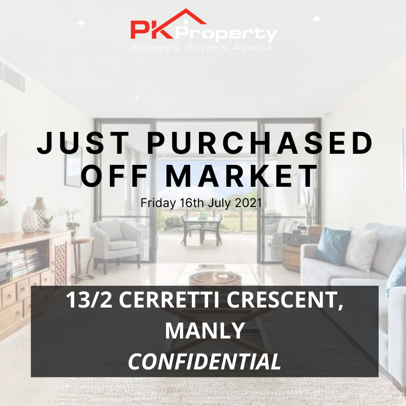 Image for post PK Property have just purchased 13/2 Cerretti Crescent, Manly! 