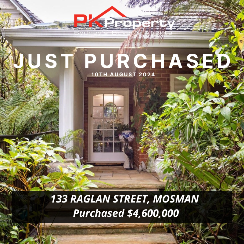 Image for post PK Property Just Purchased 133 Raglan Street, Mosman! 