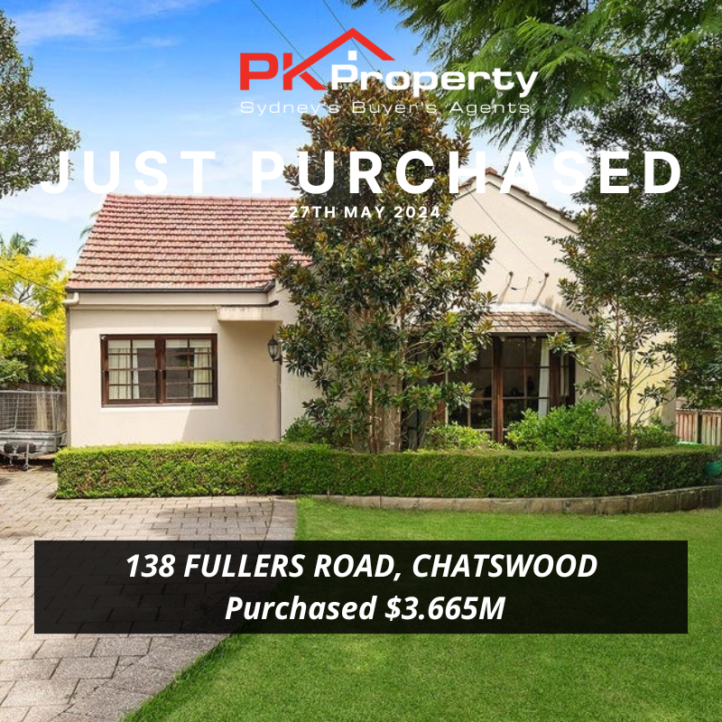 Image for post PK Property Just Purchased 138 Fullers Road, Chatswood!