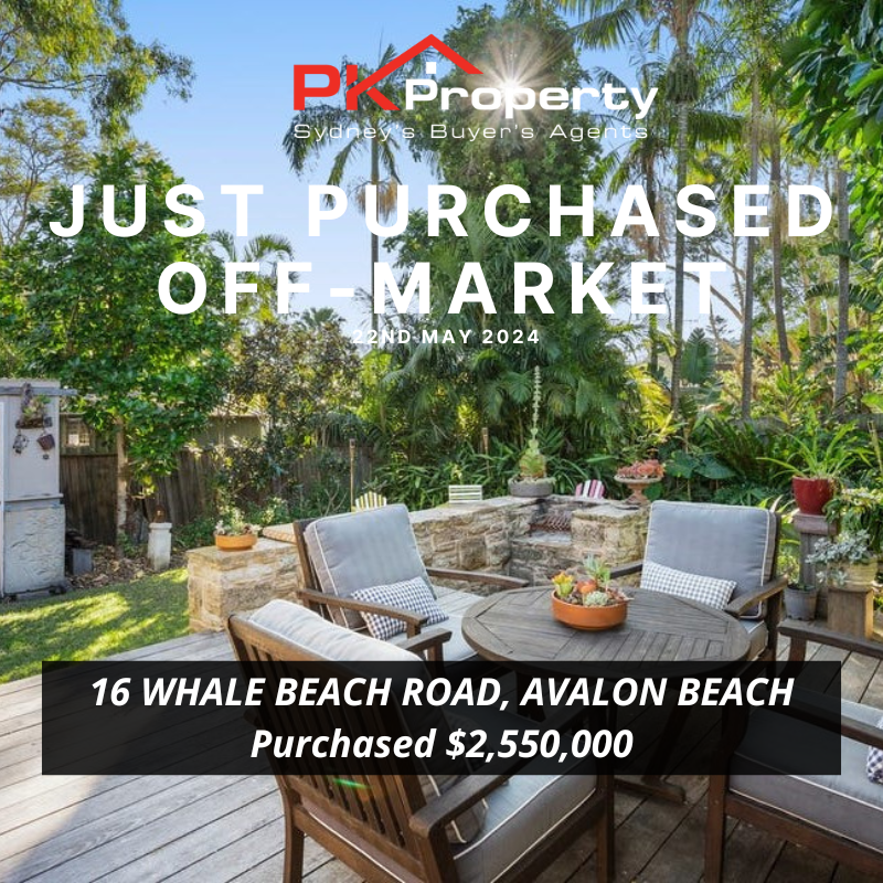 Image for post PK Property Just Purchased Off Market 16 Whale Beach Road, Avalon Beach!