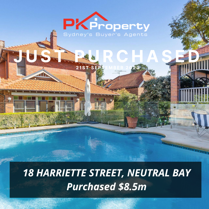 Image for post PK Property Just Purchased 18 Harriette Street, Neutral Bay! 