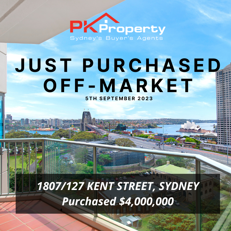 Image for post PK Property Have Just Purchased 1807/127 Kent Street, Sydney! 