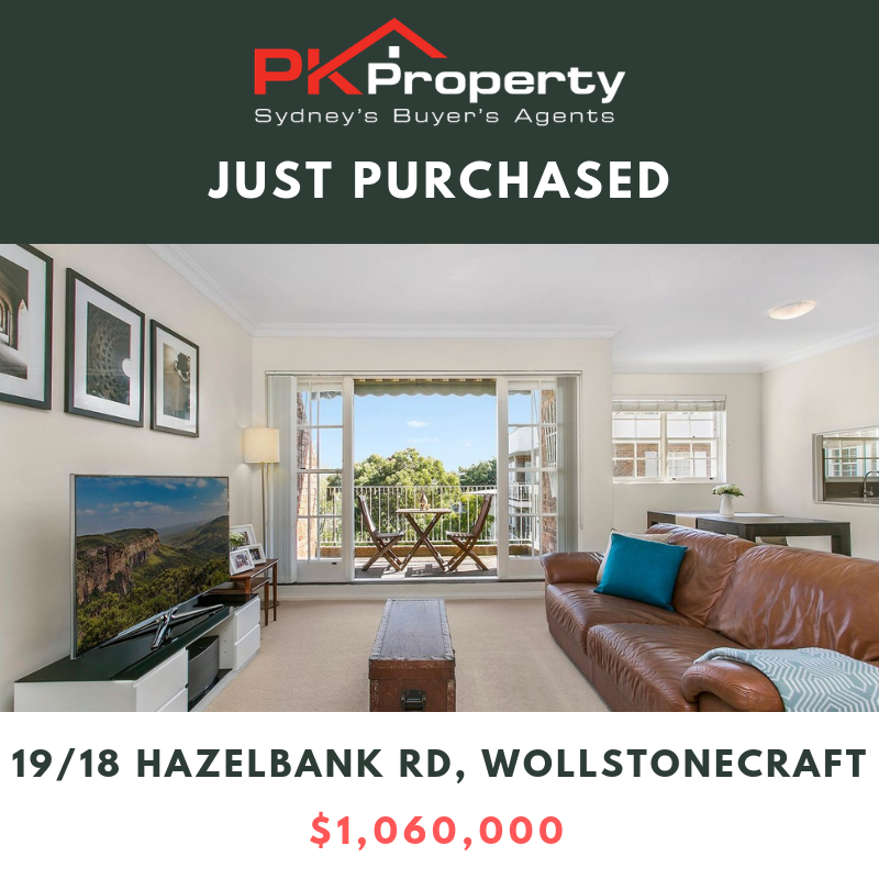 Image for post PK Property Just Purchased 19/18 Hazelbank Road, Wollstonecraft!