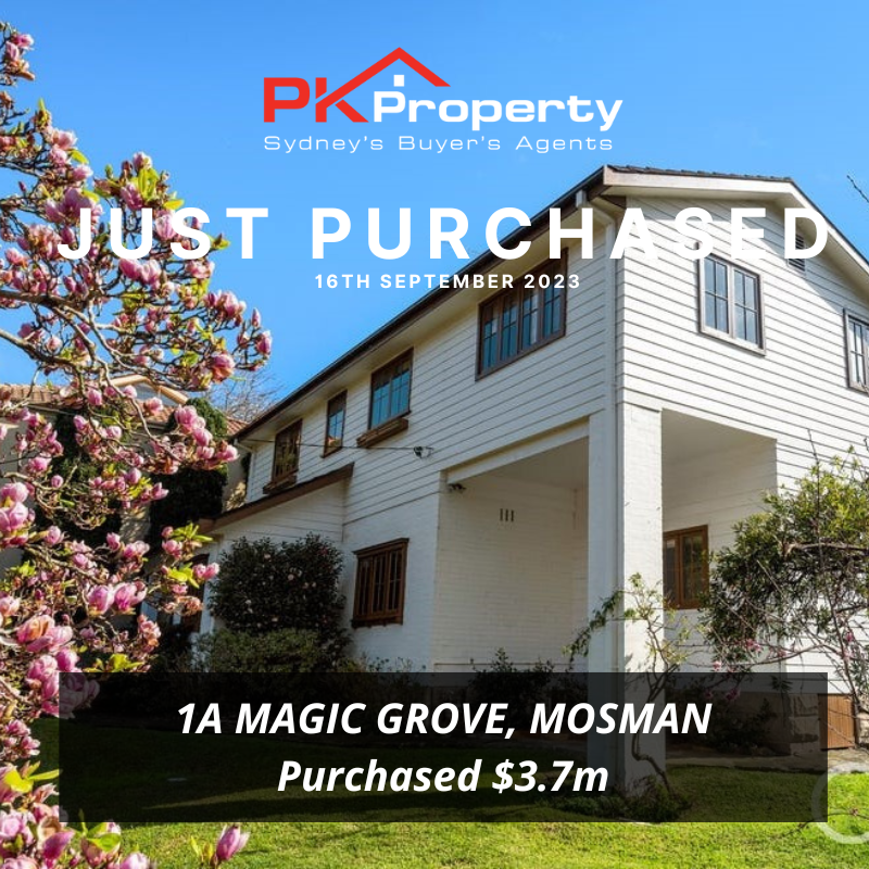 Image for post PK Property have just purchased 1A Magic Grove, Mosman!