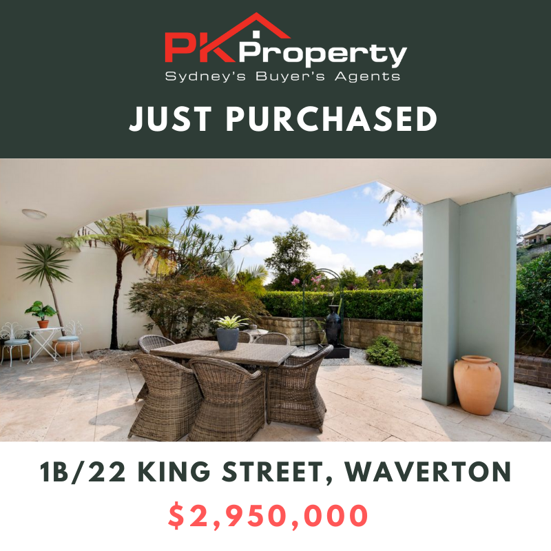 Image for post PK Property Just Purchased 1B/22 King Street, Waverton!