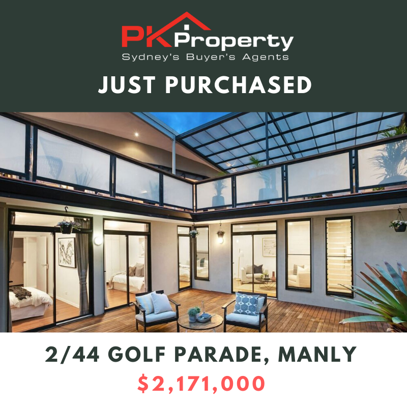 Image for post PK Property Just Purchased 2/44 Golf Parade, Manly!