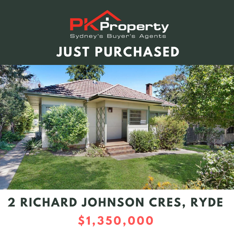 Image for post PK Property Just Purchased 2 Richard Johnson Crescent, Ryde!