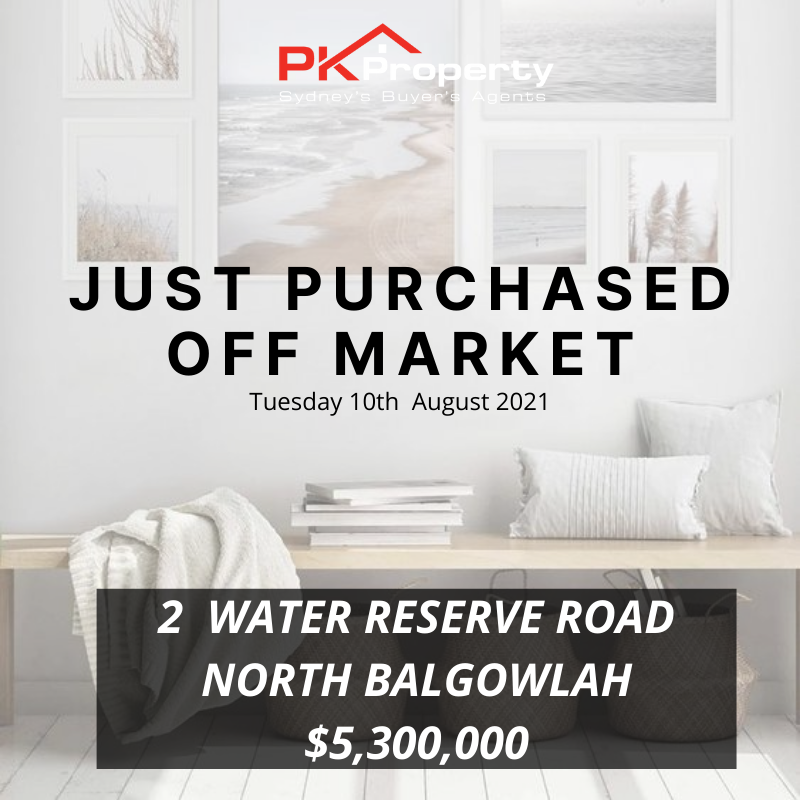 Image for post PK Property Just Purchased 2 Water Reserve Road, North Balgowlah