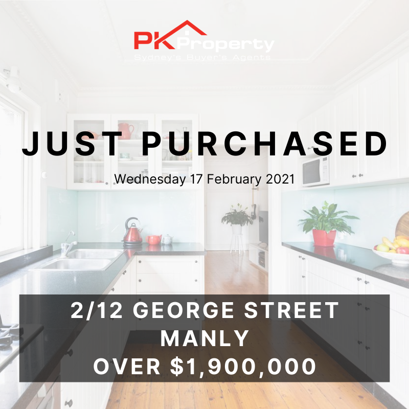 Image for post PK Property Just Purchased 2/12 George Street, Manly