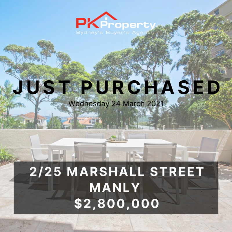 Image for post PK Property Just Purchased  2/25 Marshall Street, Manly!