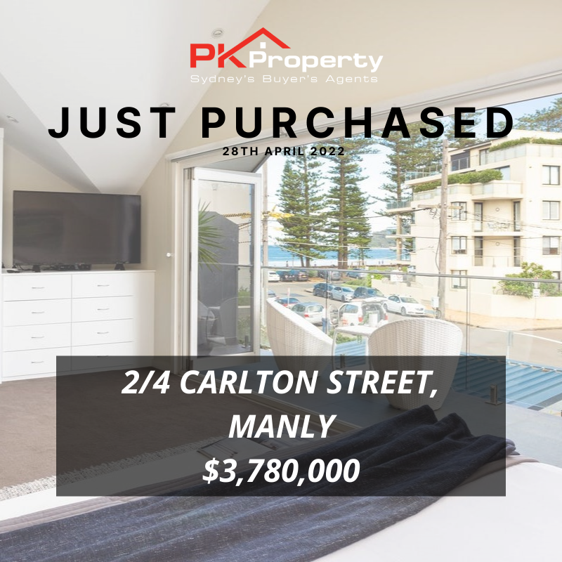 Image for post PK Property Just Purchased 2/4 Carlton Street, Manly! 