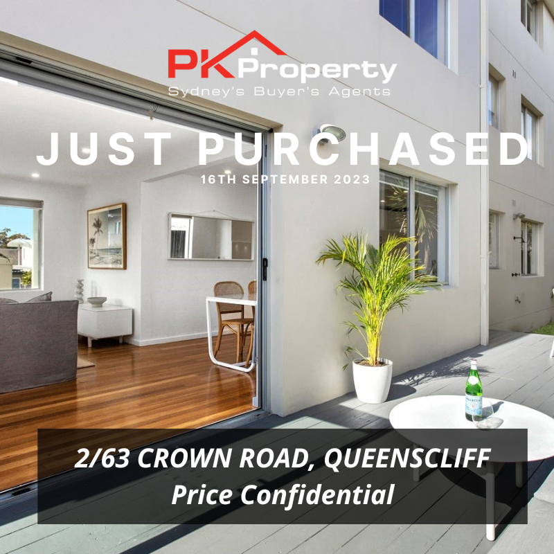 Image for post PK Property Just Purchased 2/63 Crown Road, Queenscliff! 