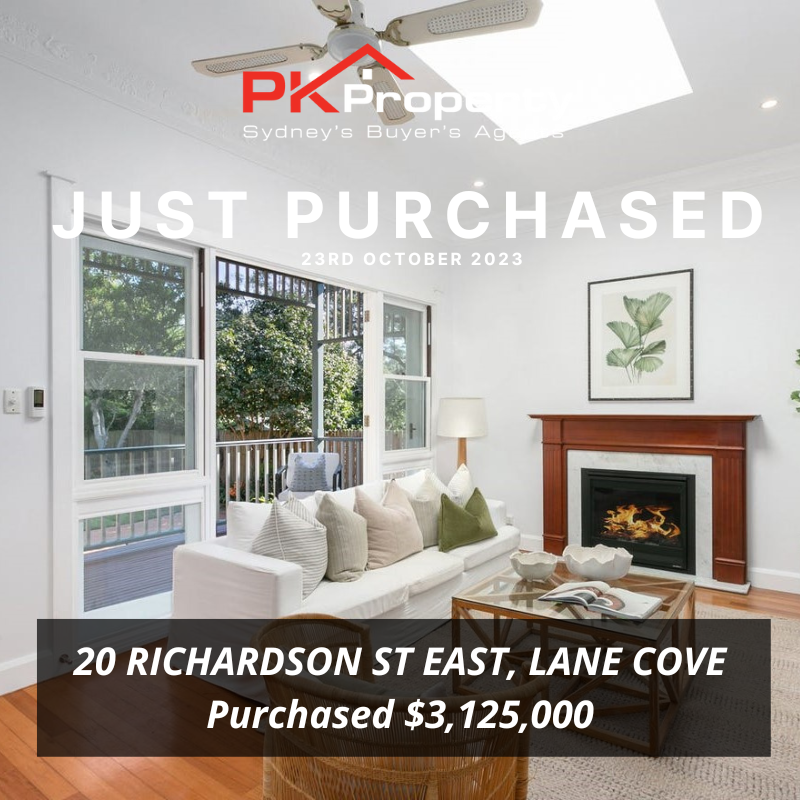 Image for post PK Property Just Purchased 20 Richardson Street East, Lane Cove! 