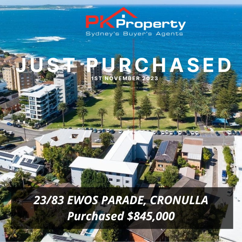 Image for post PK Property Just Purchased 23/83 Ewos Parade, Cronulla! 