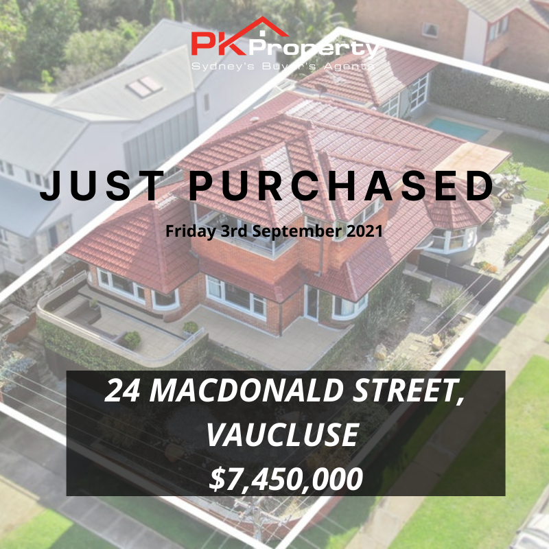 Image for post PK Property have just purchased 24 Macdonald Street, Vaucluse! 