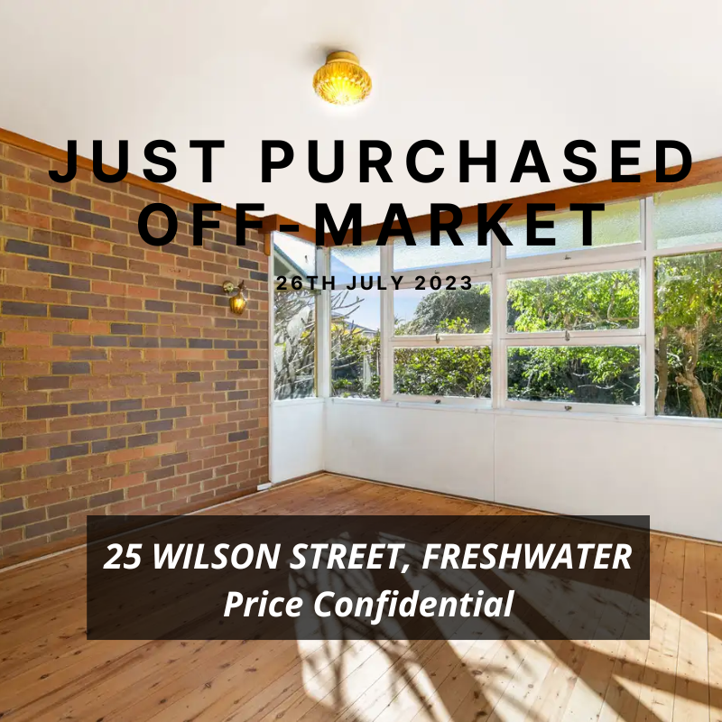 Image for post PK Property Just Purchased 25 Wilson Street, Freshwater! 