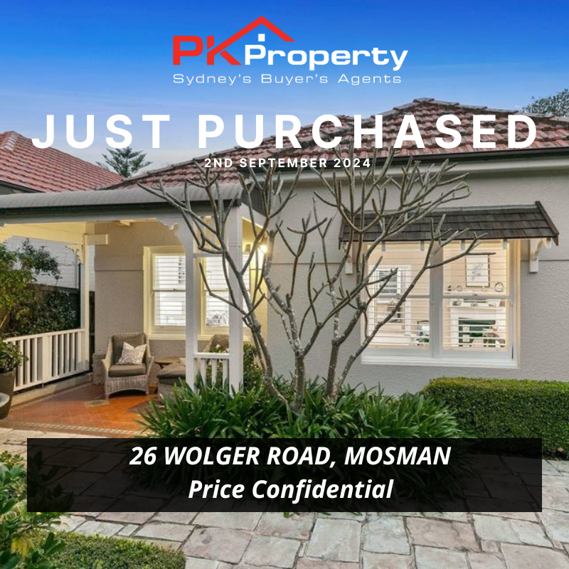 Image for post PK Property Just Purchased 26 Wolger Road, Mosman!