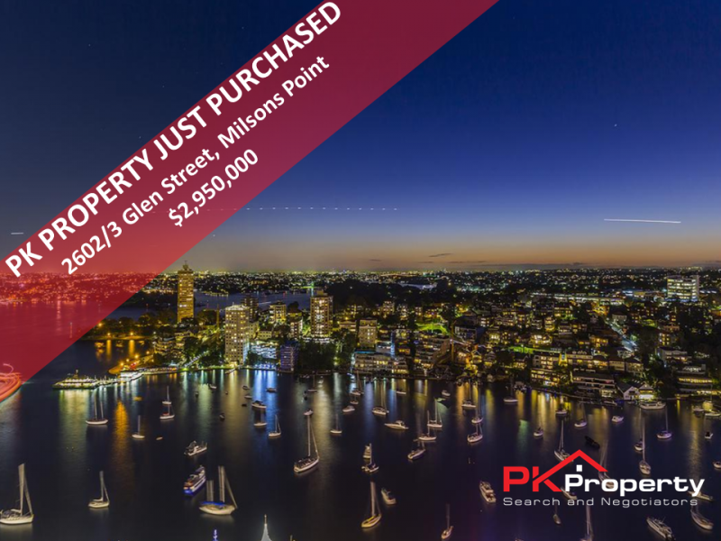 Image for post PK Property Just Purchased 2602/3 Glen Street, Milsons Point!