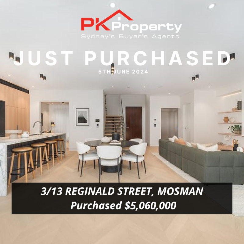 Image for post PK Property Just Purchased 3/13 Reginald Street, Mosman! 