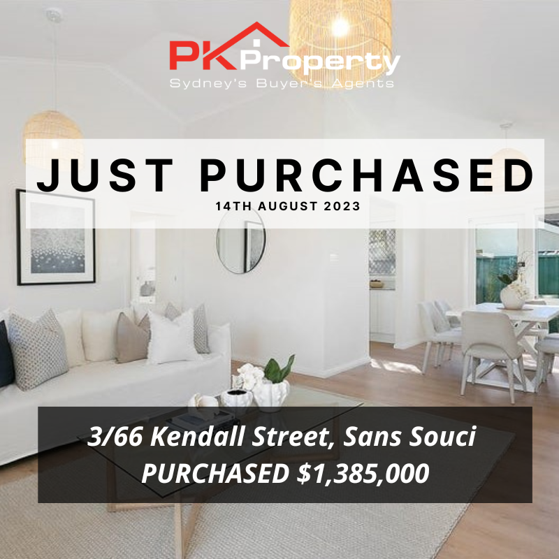 Image for post PK Property have just purchased 3/66 Kendall Street, Sans Souci! 