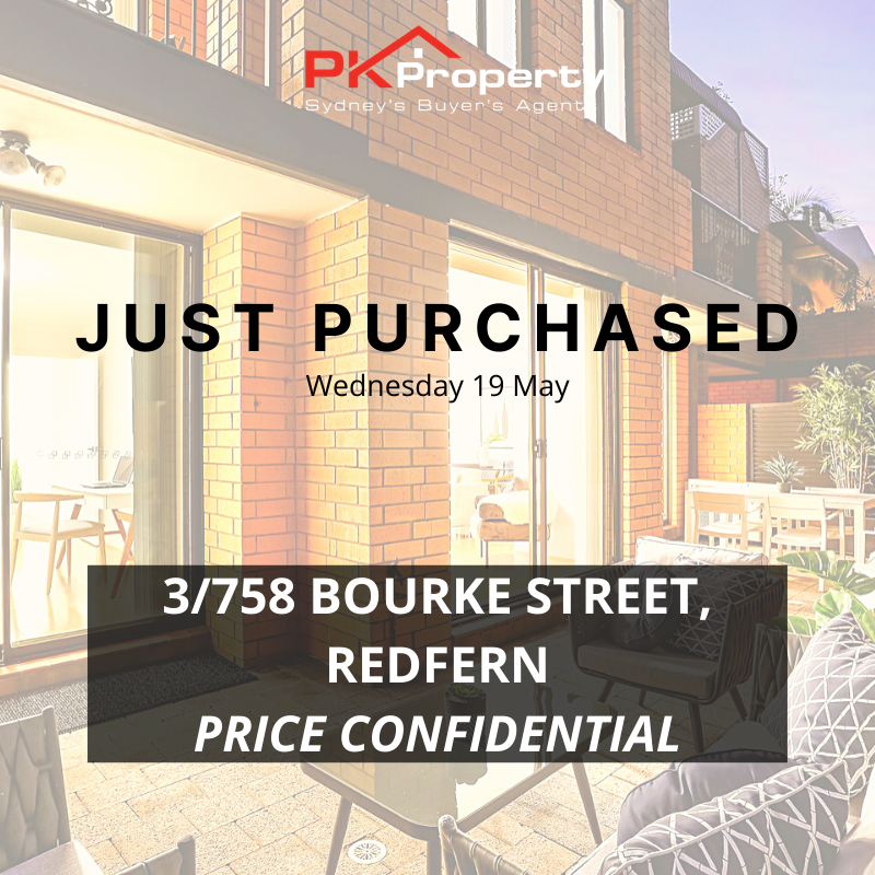 Image for post PK Property Just Purchased 3/758 Bourke Street, Redfern 