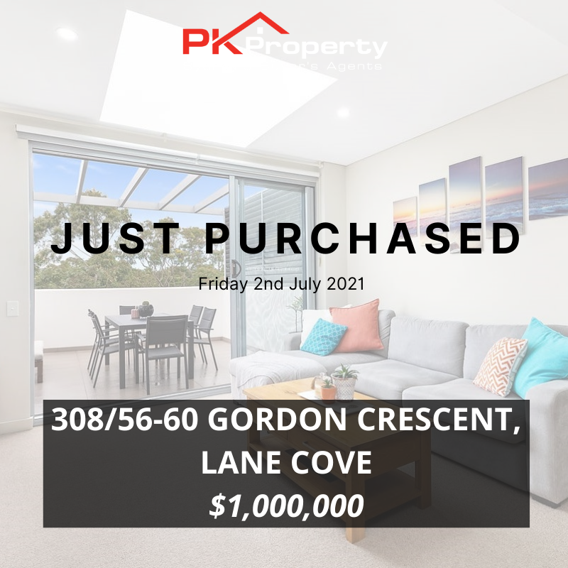 Image for post PK Property Just Purchased 308/56-60 Gordon Crescent, Lane Cove! 