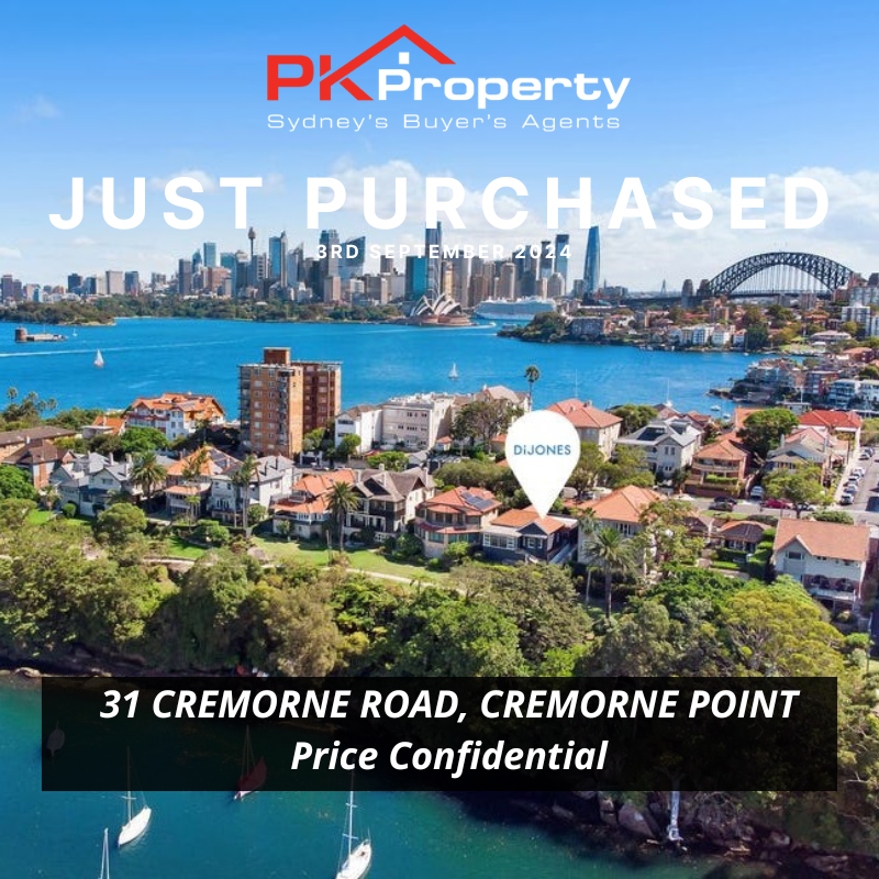 Image for post PK Property Have Just Purchased 31 Cremorne Road, Cremorne Point!