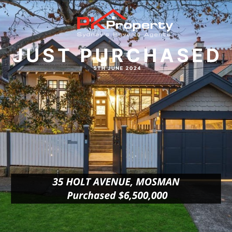 Image for post PK Property Just Purchased 35 Holt Avenue, Mosman! 