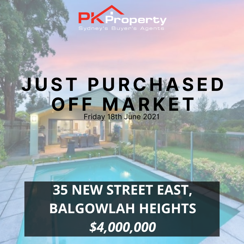 Image for post PK Property Just Purchased 35 New Street East, Balgowlah Heights!