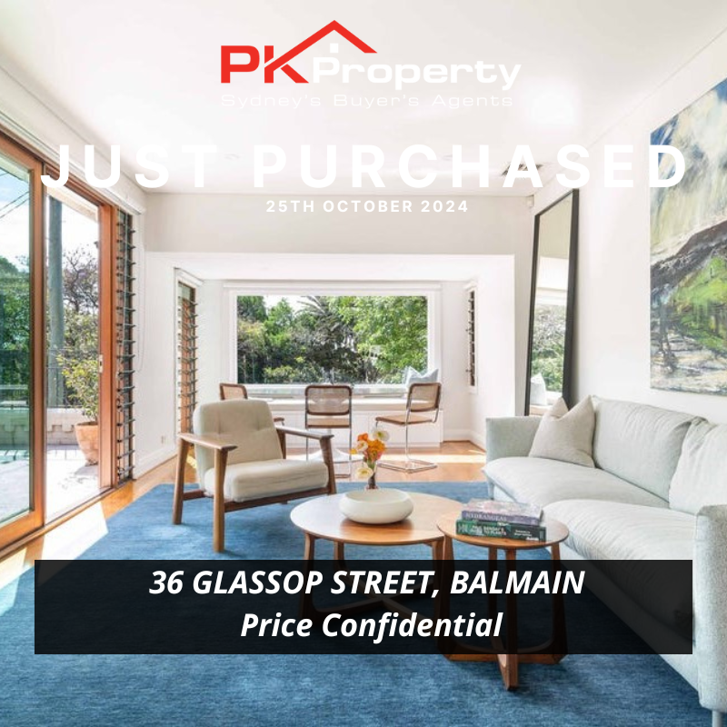 Image for post PK Property Just Purchased 36 Glassop Street, Balmain!