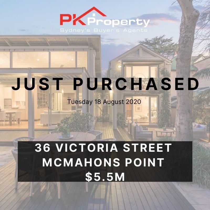 Image for post PK Property Just Purchased 36 Victoria Street, McMahons Point