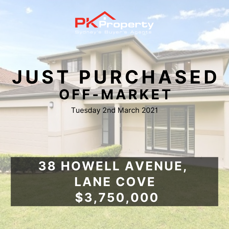 Image for post PK Property Just Purchased 38 Howell Avenue, Lane Cove! 