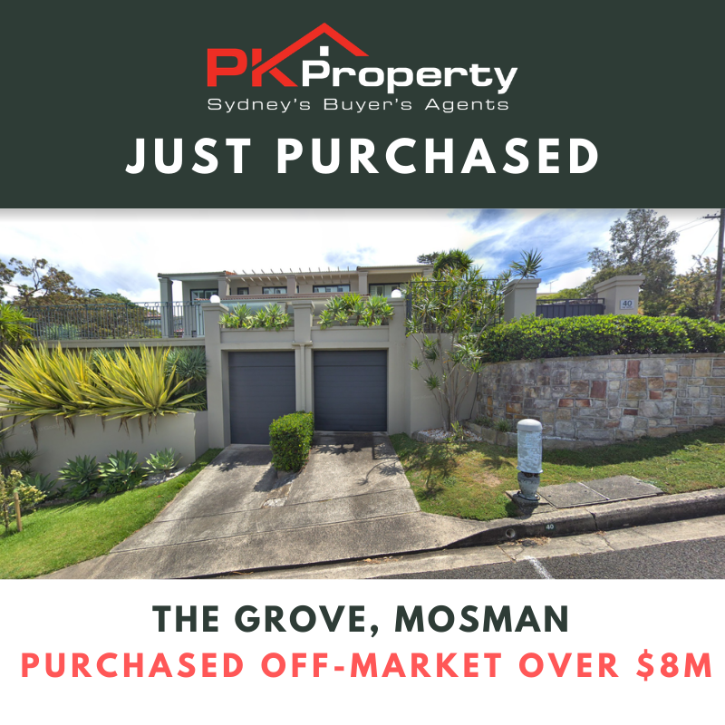 Image for post PK Property Just Purchased 40 The Grove, Mosman! 