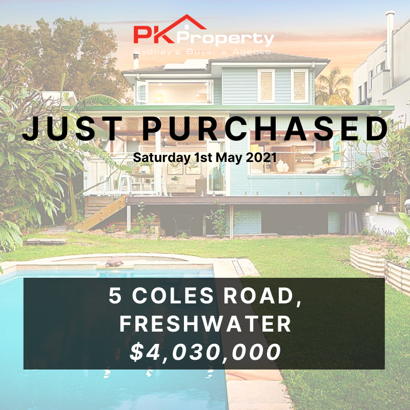 Image for post PK Property Just Purchased 5 Coles Road, Freshwater