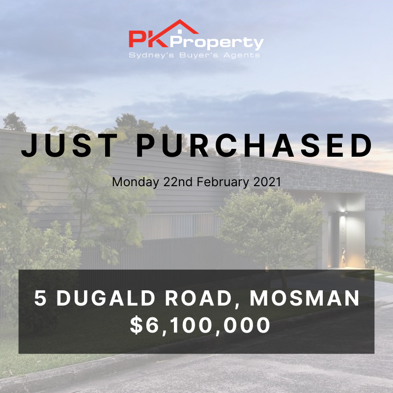 Image for post PK Property Just Purchased 5 Dugald Road, Mosman!!