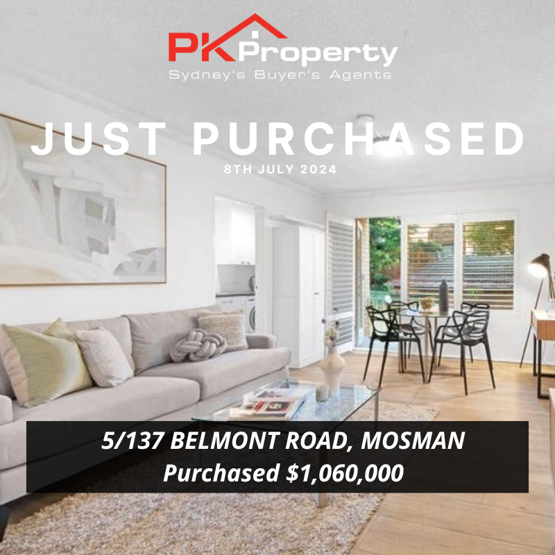 Image for post PK Property Have Just Purchased 5/137 Belmont Road, Mosman!