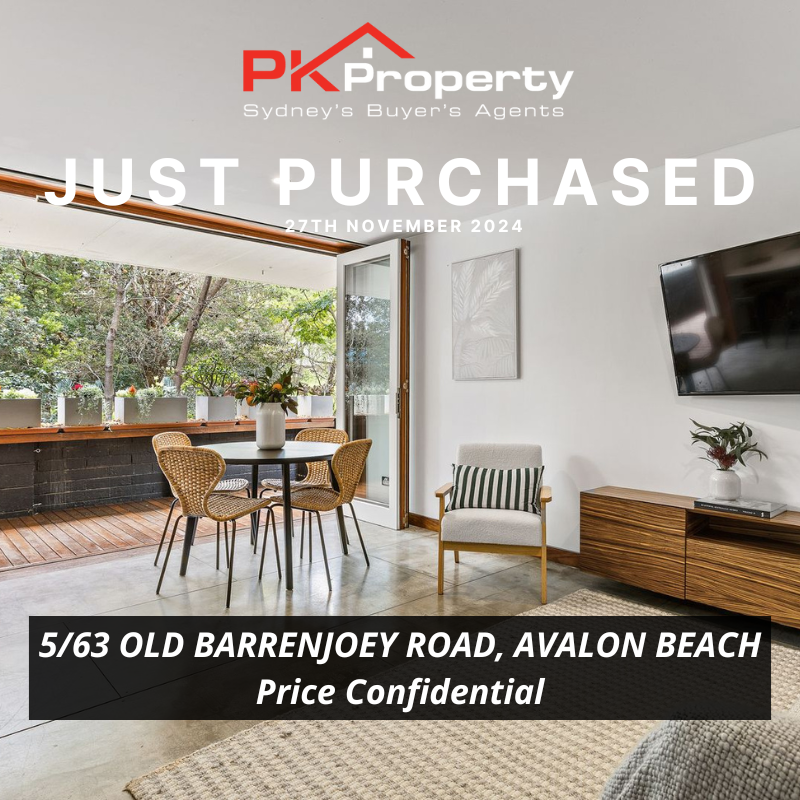 Image for post PK Property Just Purchased 5/63 Old Barrenjoey Road, Avalon Beach! 