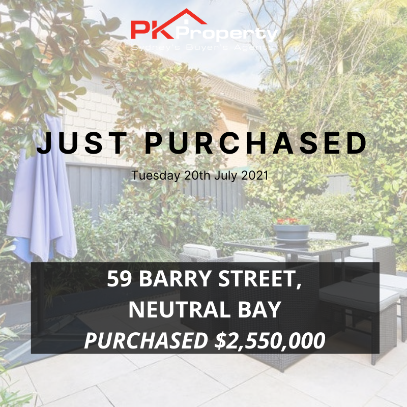 Image for post PK Property have just purchased 59 Barry Street, Neutral Bay!