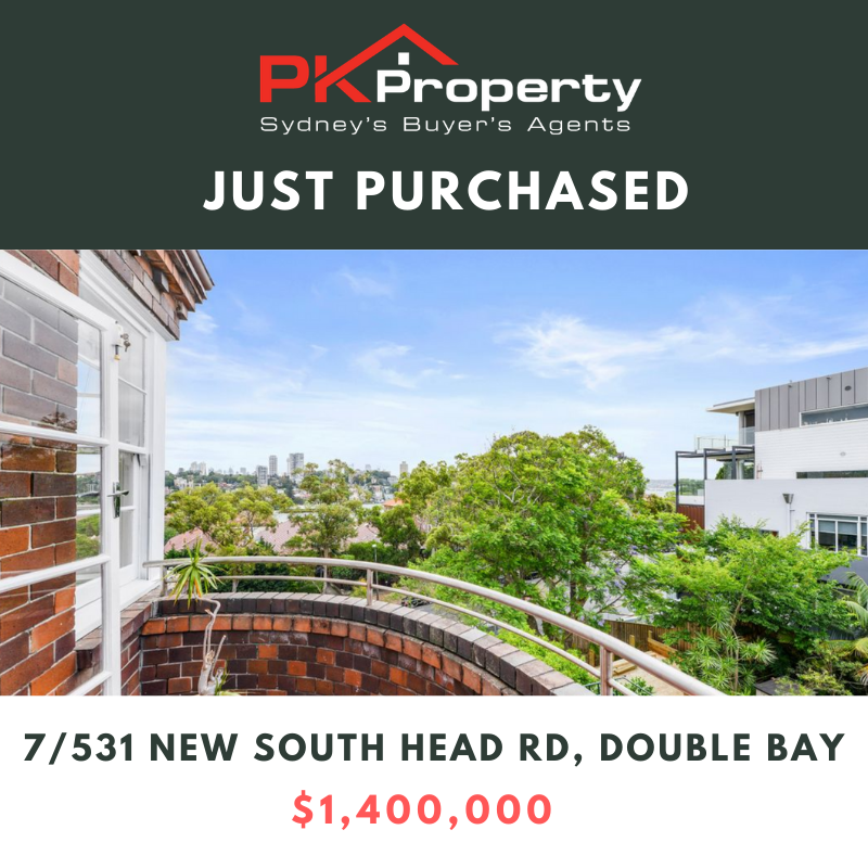 Image for post PK Property Just Purchased 7/531 New South Head Road, Double Bay!