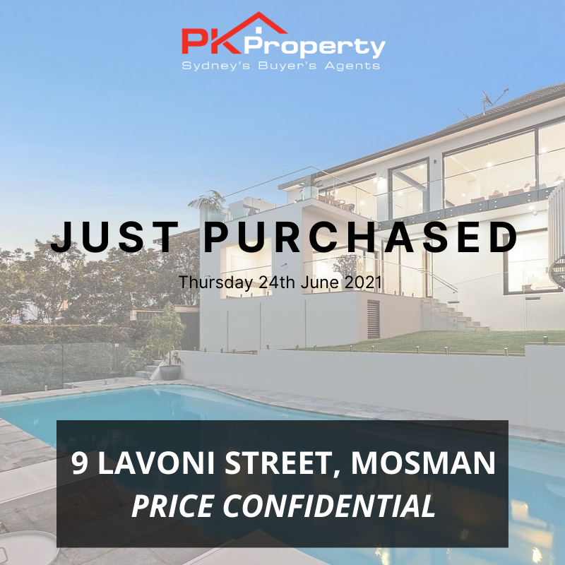 Image for post PK Property Just Purchased 9 Lavoni Street, Mosman! 