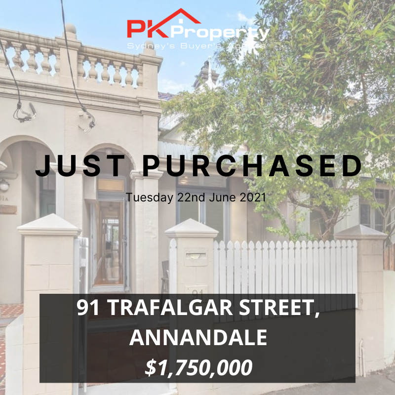 Image for post PK Property Just Purchased 91 Trafalgar Street, Annandale